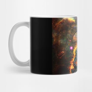 Flaming meditation Mug